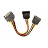 GEMBIRD CC-SATAM2F-01 maitinimo skirstytuvas SATA 15 kontaktų -&gt; 2x SATA HDD - tiesus
