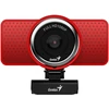 Genius ECam 8000 kamera web Full HD, raudona 1920x1080 px,1280x720 px, USB 2.0, WindowsR 8, 10, 11 nebo novější, macOS X 10.10