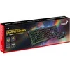 Klaviatūra Genius GX GAMING Scorpion KM-GX6 Rinkinys klawiatur su laidu (USB) CZ/SK, juoda do gry