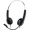 Genius HS-220U AI ausinės su mikrofonu, przewodowa, juoda, 2.0, Na głowę, USB