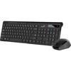 Genius SlimStar 8230 COPILOT Rinkinys Klaviatūra su pele belaidė CZ/SK, juoda
