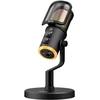 Genius MIC-S400U transliacinis mikrofonas, juodas, RGB, USB-C