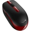 Genius NX-7007 Bevielė pelė, juoda-raudona, 1200DPI