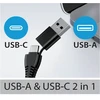 Genius QCam 6000 kamera web Full HD, juoda 1920x1080 px, 1280x720 px, USB 2.0, Windows 7 a vyšší, USB-C, USB-A