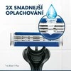 Gillette Disposable razors for men Blue3 Raudona 12 pcs