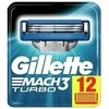 Gillette Mach3 Turbo įdėklai 12 vnt