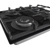 Gorenje | Kaitlentė | GTW641EB | Dujos ant stiklo | Degiklių / virimo zonų skaičius 4 | Sukamosios rankenėlės | Juodas