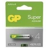 GP Super Alkaline AAA baterijos, 4 vnt. pakuotė
