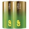 GP Ultra šarminės D (LR20) 1.5V baterijos, 2 vnt.