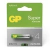 GP baterijos Super Alkaline LR03 (AAA, mikrokontaktai), lizdinė pakuotė, 4 vnt.