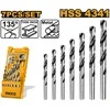 Grąžtas Ingco AKD1075 HSS metal drill, set of 7
