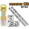 Grąžtas Ingco DBT11300302 Metal drill, set of 2, 3mm