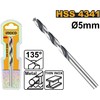 Grąžtas Ingco DBT1200504 HSS metal drill, 5mm