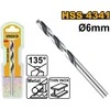 Grąžtas Ingco DBT1200604 HSS metal drill, 6mm