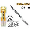 Grąžtas Ingco DBT1200804 HSS metal drill 8mm
