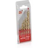 Grąžtas Kreator KRT012101 - 6 pcs HSS Metal Drill Bits TIN 2-3-4-5-6-8 mm