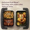 Gruzdintuvė Cosori Dual Blaze Twin Fry Compact horkovzdušná fritéza 8,6 L, keramika, juoda