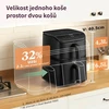 Gruzdintuvė Cosori Turbo Tower CAF-DC121-AEUR 10,8 l juoda