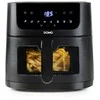 DOMO DO540FR neriebi ir aliejaus neturinti gruzdintuvė su langeliu, 1500 W, 6 l, 1,5kg