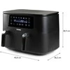 Gruzdintuvė DOMO DO546FR Double hot air fryer 3+6 l