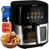 Gruzdintuvė Profi Cook ProfiCook PC-FR 1286 H fryer Single 6.5 L Stand-alone 1700 W Hot air fryer Juodas, Nerūdijantis plienas