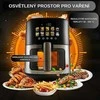 Gruzdintuvė Profi Cook ProfiCook PC-FR 1286 H fryer Single 6.5 L Stand-alone 1700 W Hot air fryer Juodas, Nerūdijantis plienas