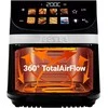 Gruzdintuvė Tesla AirCook DualHeat QD73 XXL 9 l sidabrinė