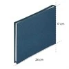 Hama Wrinkled Bookbound 24x17 36 baltas pages mėlynas 7612