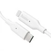 Hama USB-C - Lightning, 1.0m balta