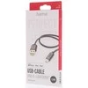 USB laidas->Lightning Hama 1,5m auksinis kištukas, juodas