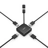 „Hama“ USB 3.0 šakotuvas, 4 USB-A prievadai su USB-C adapteriu, kompaktiškas dizainas