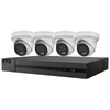 HiLook su HIKVISION / 4K išmanusis hibridinio apšvietimo rinkinys su kupoline kamera 2TB / 1x NVR-108MH-C/8P / 4x IPC-T280HA-LUF
