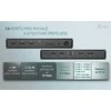 I-TEC Thunderbolt 4 2x Ekranas Dock Generation 3 7x USB + jo 1x TB4 2.5GLAN PD 92W 1m TB4 Kabelis SD/TF kortelių skaitytuvas 3,5 mm garso
