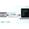 I-tec USB 3.0 / USB-C įkrovimo HUB 9 prievadų LAN + galia 60 W
