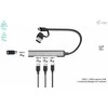 I-TEC USB-A/USB-C 4 prievadų HUB/1X USB-C 3.1+3X USB 2.0