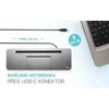 I-TEC USB-C Metal 4K 3xDisplay DS 1xHDMI1xVGA1xDP 1xSD+1xmicroSD CR 1xGLAN 1x3.5mm Garsas 2xUSB 3.0 2xUSB 2.0 1xUSB-C PD+ įkroviklis 100W