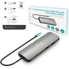 I-tec USB-C Metal Nano 2x HDMI LAN maitinimo tiekimas 100W