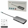 I-TEC USB-C metalinis dokas 1xHDMI 1xVGA 1xSD+1xmicroSD kortelių skaitytuvas 1xGLAN 1xgarsas / mikrofonas 3xUSB 3.1 1xUSB-C duomenys 1xUSB-C PD + įkroviklis 100W