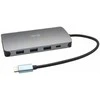 I-TEC USB-C metalinis dokas 1xHDMI 1xVGA 1xSD+1xmicroSD kortelių skaitytuvas 1xGLAN 1xgarsas / mikrofonas 3xUSB 3.1 1xUSB-C duomenys 1xUSB-C PD + įkroviklis 100W