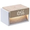 IMMAX LED alarm clock DECENT ruda-baltas