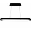 Lubinis šviestuvas Immax NEO HIPODROMO Smart pendant luminaire 120x30cm 42W juodas Zigbee 3.0