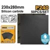 Ingco abrasive paper P240 230 x 280mm, 50 pcs