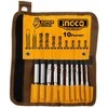 Grąžtas Ingco AKD2101 Set of chisels and drills 10pcs