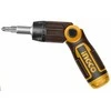 Ingco AKISD1208 Ratchet screwdriver with joint and set of 12 bits CrV