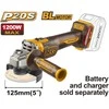 INGCO Angle grinder AKU, 125mm, without battery and charger