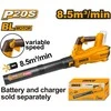 Ingco CABLI20428 cordless garden blower without battery and charger