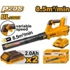 Ingco CABLI204282 Cordless Garden Blower incl. 2pcs battery and charger