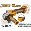 Ingco CAGLI201258 cordless angle grinder 125 mm, without battery and charger