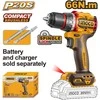 Ingco CDLI206681 AKU drilling screwdriver 66 Nm, without battery and charger