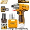Ingco CIRLI12015 cordless impact wrench incl. 2pcs battery